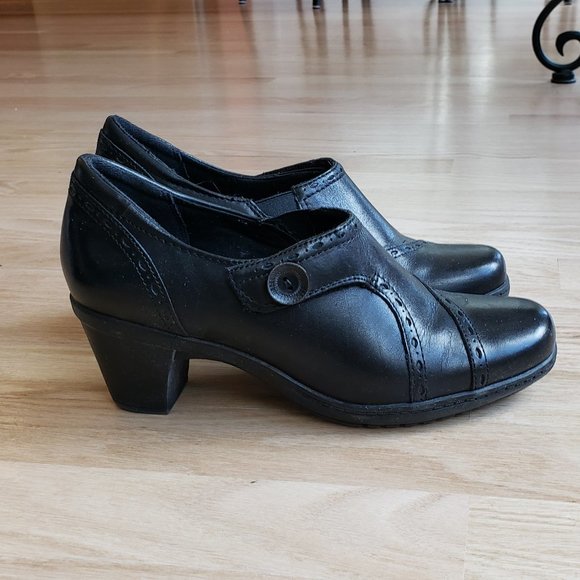 Earth Origins Shoes Earth Origins Marla 2 Black Leather Shoes Size 8m Very Comfortable 2